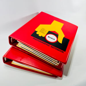 Kodak Photographic Notebook 1960s Eastman Kodak Binder Lot of 2 with Photo Information Booklets