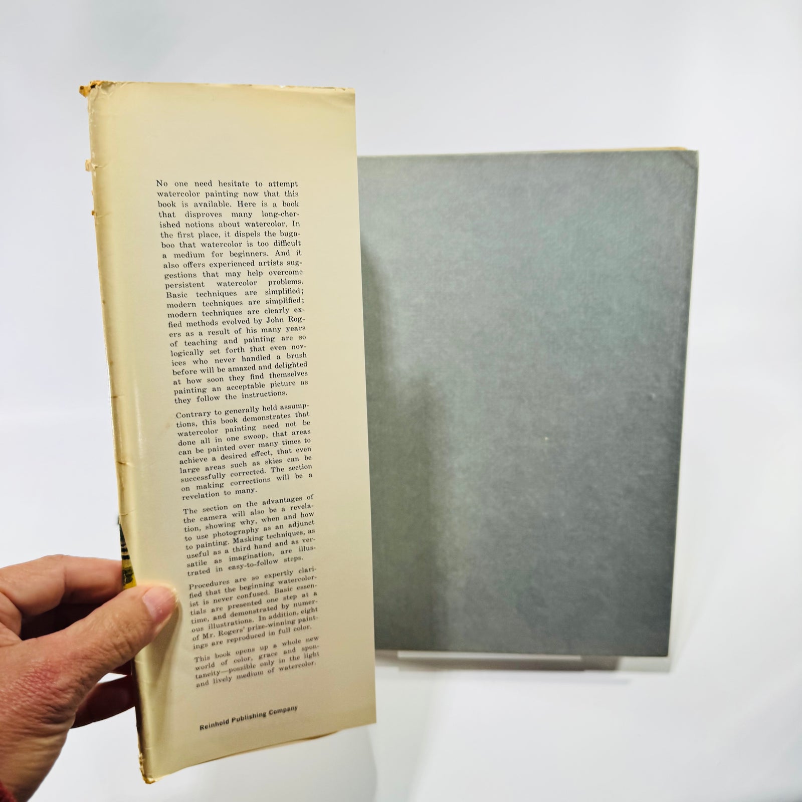 Watercolor Simplified by John Rogers 1962 Reinhold Hardcover with Dust Jacket