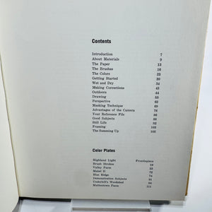 Watercolor Simplified by John Rogers 1962 Reinhold Hardcover with Dust Jacket