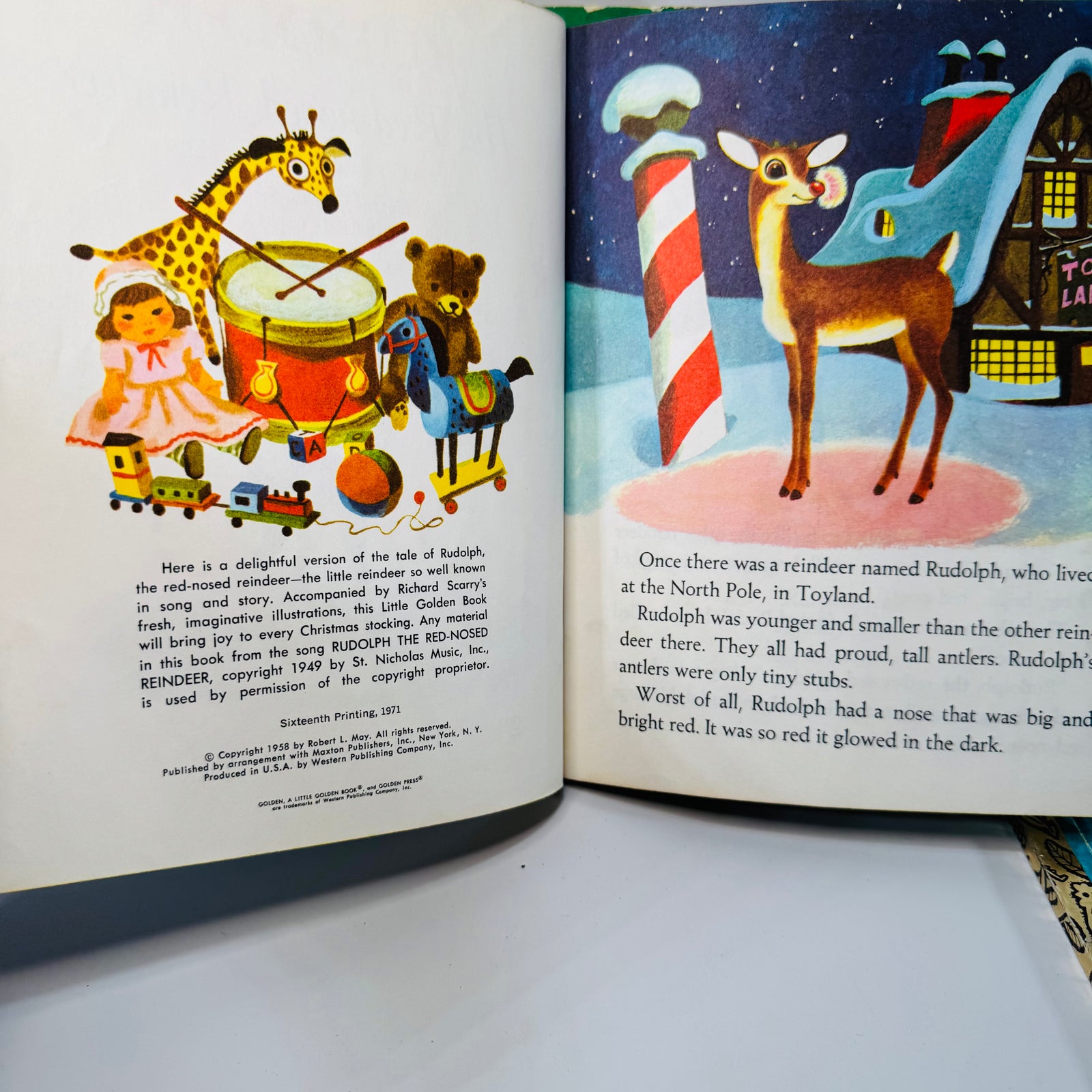 Vintage Little Golden Books Christmas Bundle of 4 — Night Before Christmas, Santa’s Surprise Book, Rudolph, Frosty (1970s printings) — Golden Press | Holiday Kids Classics