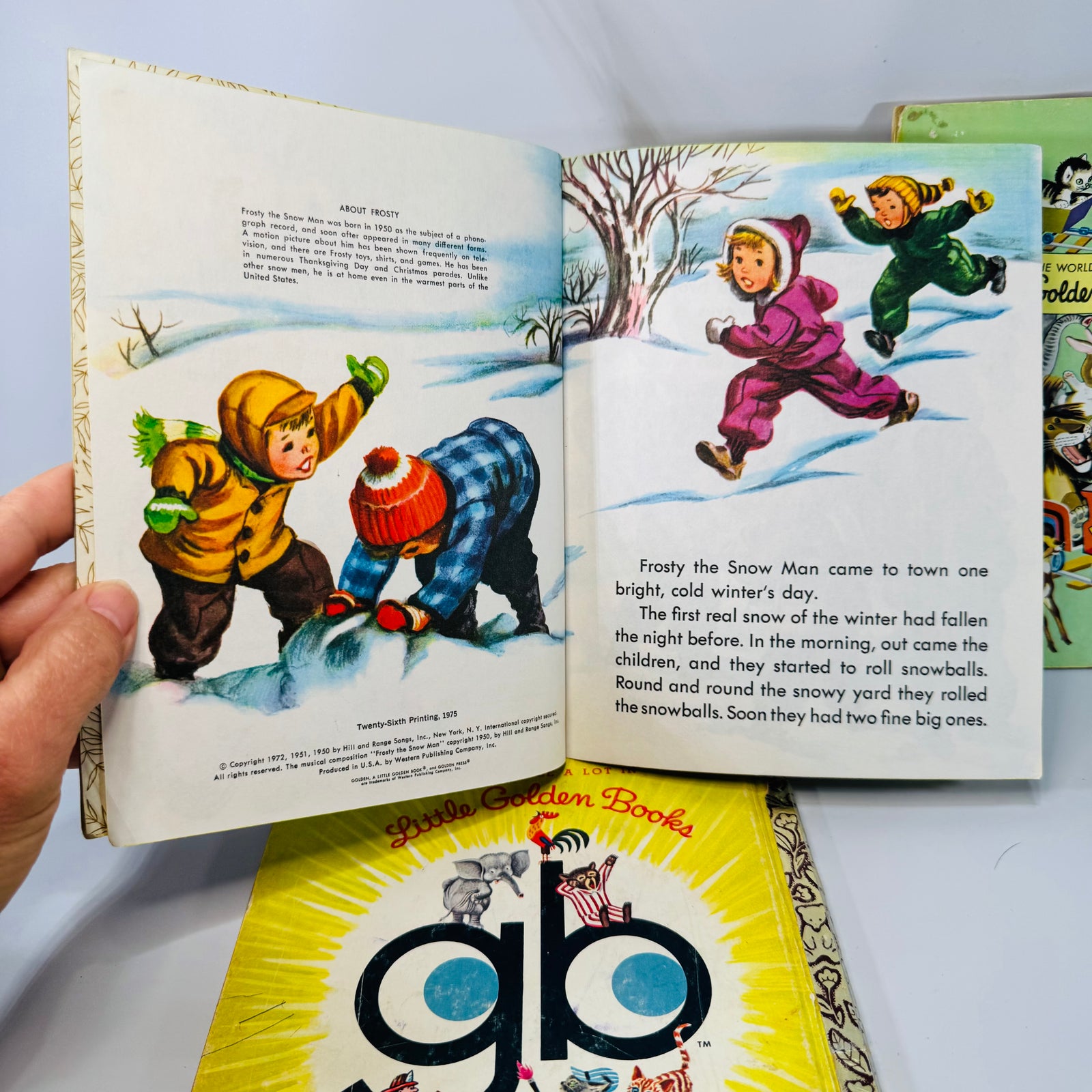 Vintage Little Golden Books Christmas Bundle of 4 — Night Before Christmas, Santa’s Surprise Book, Rudolph, Frosty (1970s printings) — Golden Press | Holiday Kids Classics
