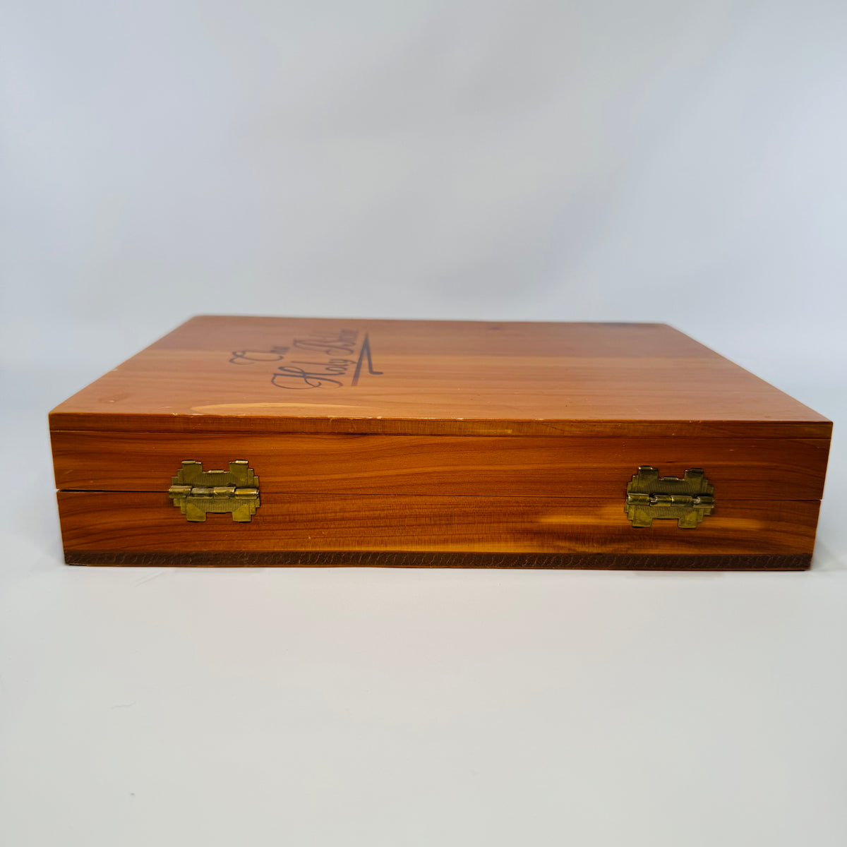 Vintage Memorial Holy Bible in Wooden Presentation Box 1958— Self-Pronouncing KJV (Copyright 1958) — Memorial Bibles Int’l | Zippered White Bible, Sympathy Ephemera, Christian Devotional
