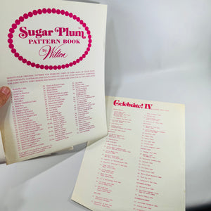 Sugar Plum Pattern Book by Wilton 1972 Cake Decorating Pattern Folder