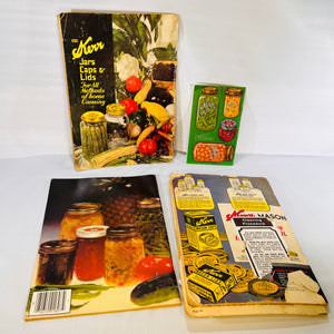 Four Vintage Kerr Home Canning Pamphlets Packed With Hand Written Home Recipes Kerr Glass Manufacture