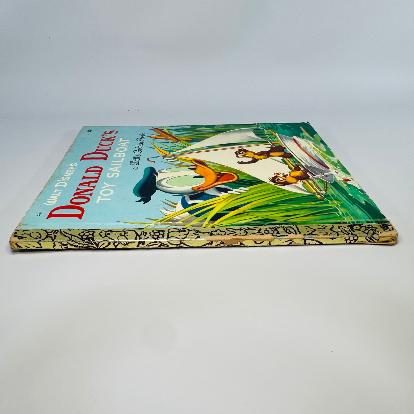 Vintage Little Golden Book — Walt Disney’s Donald Duck’s Toy Sailboat (1954, 8th Printing) — Annie North Bedford | Golden Press Disney Classic, Children’s Illustrated Fiction