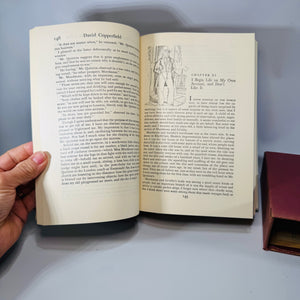 Vintage Heritage Press Hardcover w Slipcase — The Personal History of David Copperfield (1937 Heritage Press edition) — Charles Dickens | Illustrated by John Austen, Classic Literature / Victorian Novel