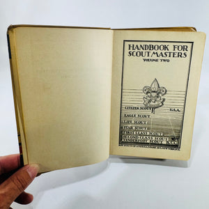 Handbook for Scoutmasters Volume Two by William Hillcourt 1942 Seventh Imprint Hardcover