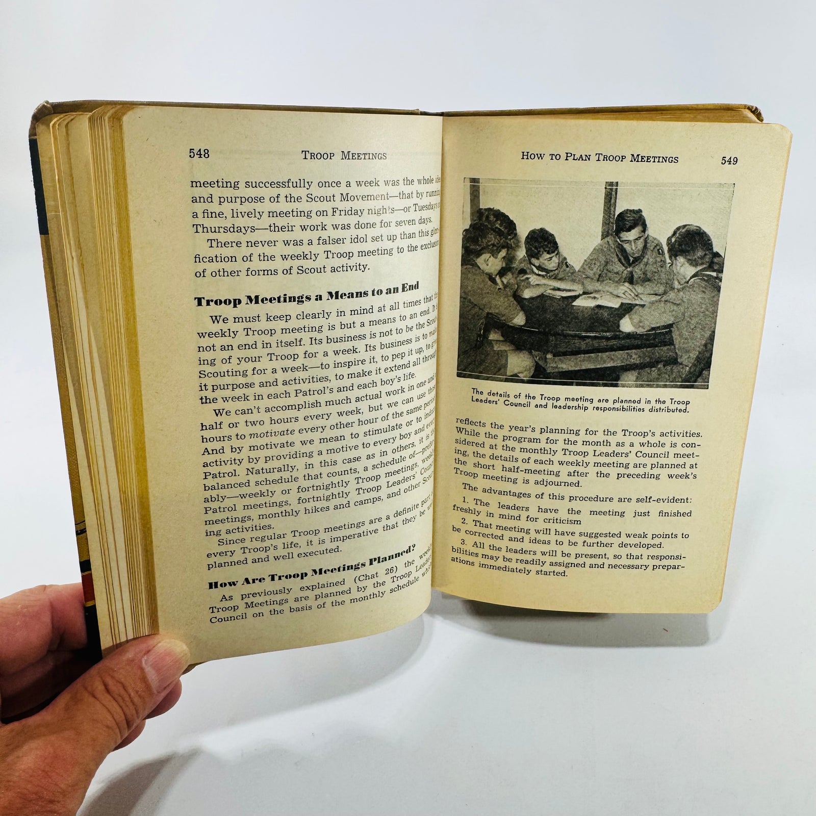 Handbook for Scoutmasters Volume Two by William Hillcourt 1942 Seventh Imprint Hardcover