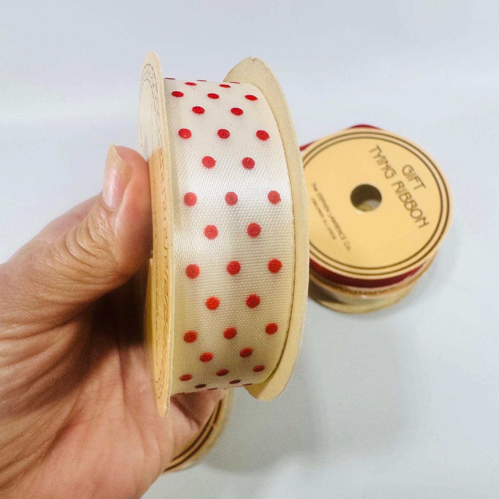 Stephen Lawrence and Classique Gift Tying Ribbon Lot of 7 Vintage Spools