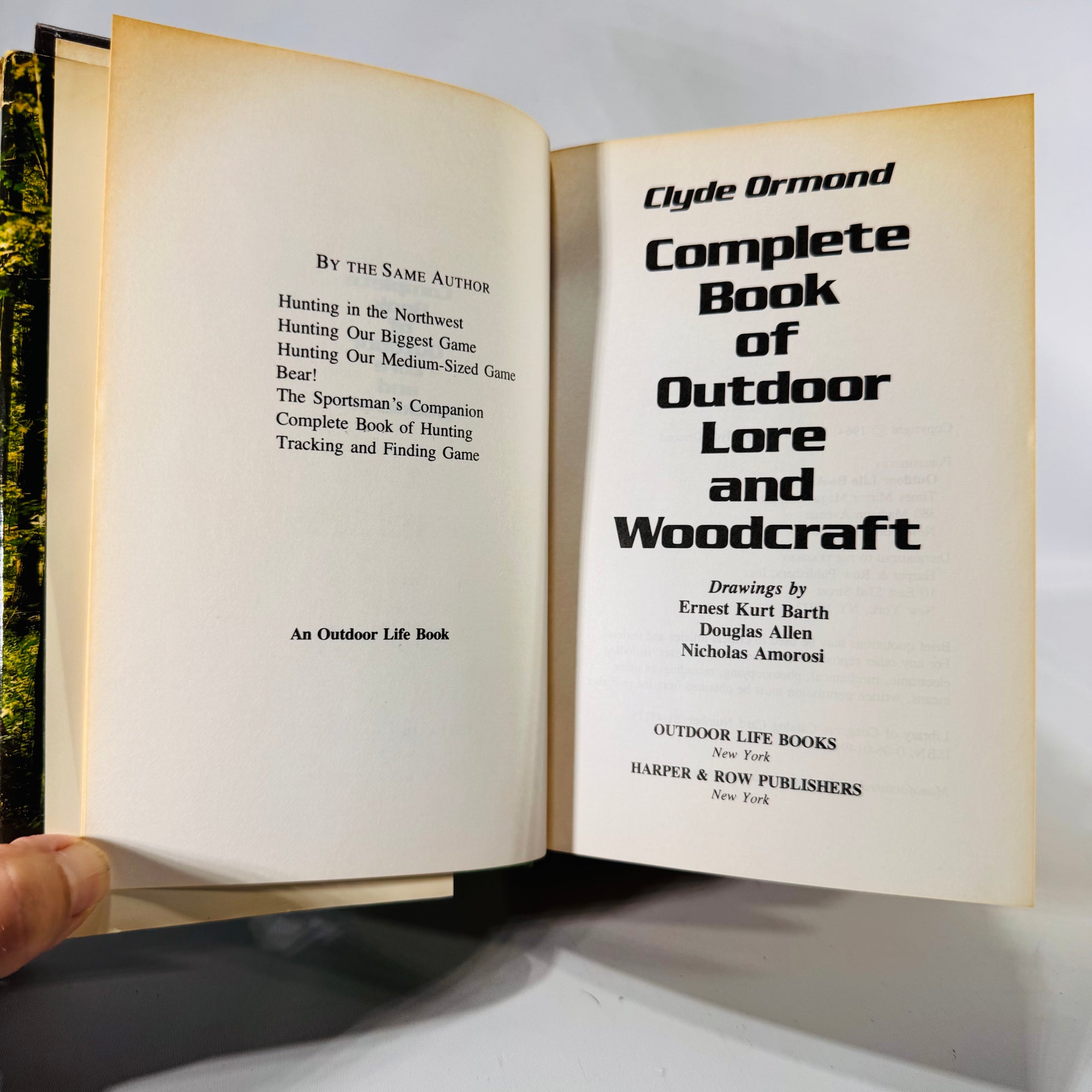 Complete Book of Outdoor Lore and Woodcraft by Clyde Ormond | 1981 Outdoor Life Books