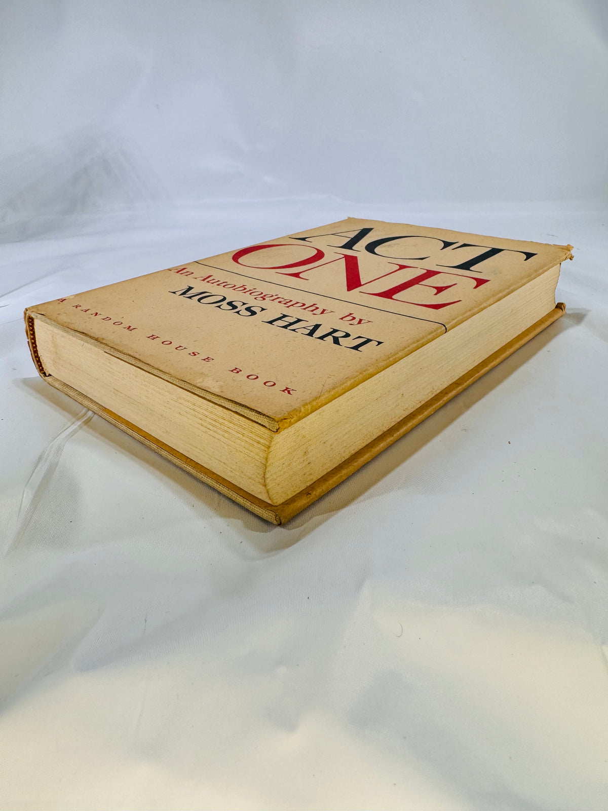 Act One an autobiography by Moss Hart 1959 A Random House Book