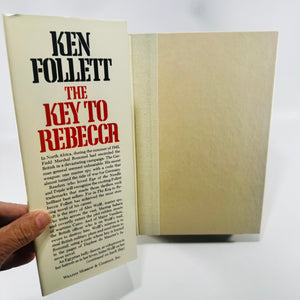 The Key to Rebecca by Ken Follett 1980 William Morrow First Edition Hardcover with Dust Jacket