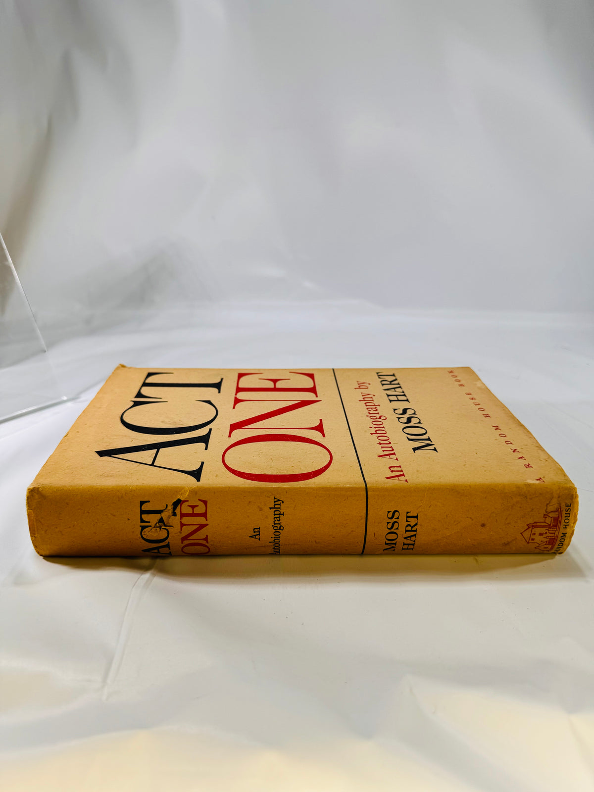 Act One an autobiography by Moss Hart 1959 A Random House Book