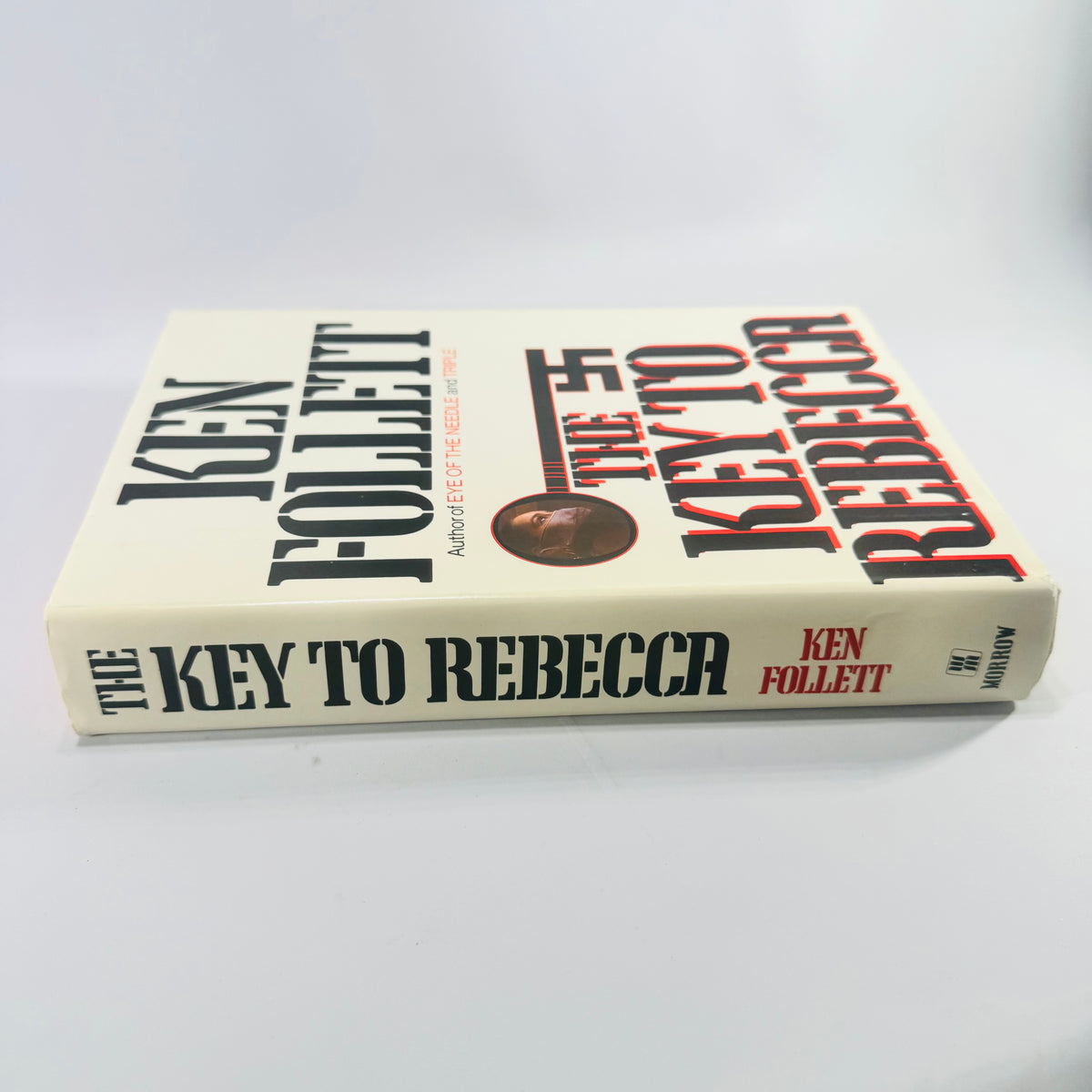 The Key to Rebecca by Ken Follett 1980 William Morrow First Edition Hardcover with Dust Jacket