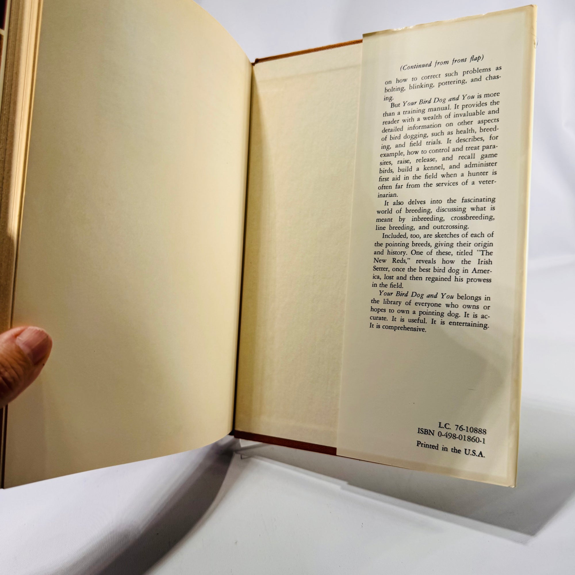 Your Bird Dog and You by Mike Seminatore (1977, Hardcover with Dust Jacket)