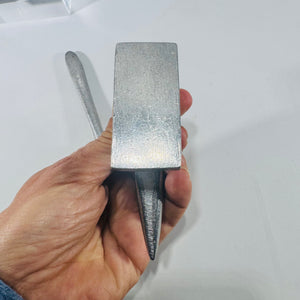L.L.H. Miniature Anvil and Hammer 1970s Cast Metal Wilton Armetale Attribution