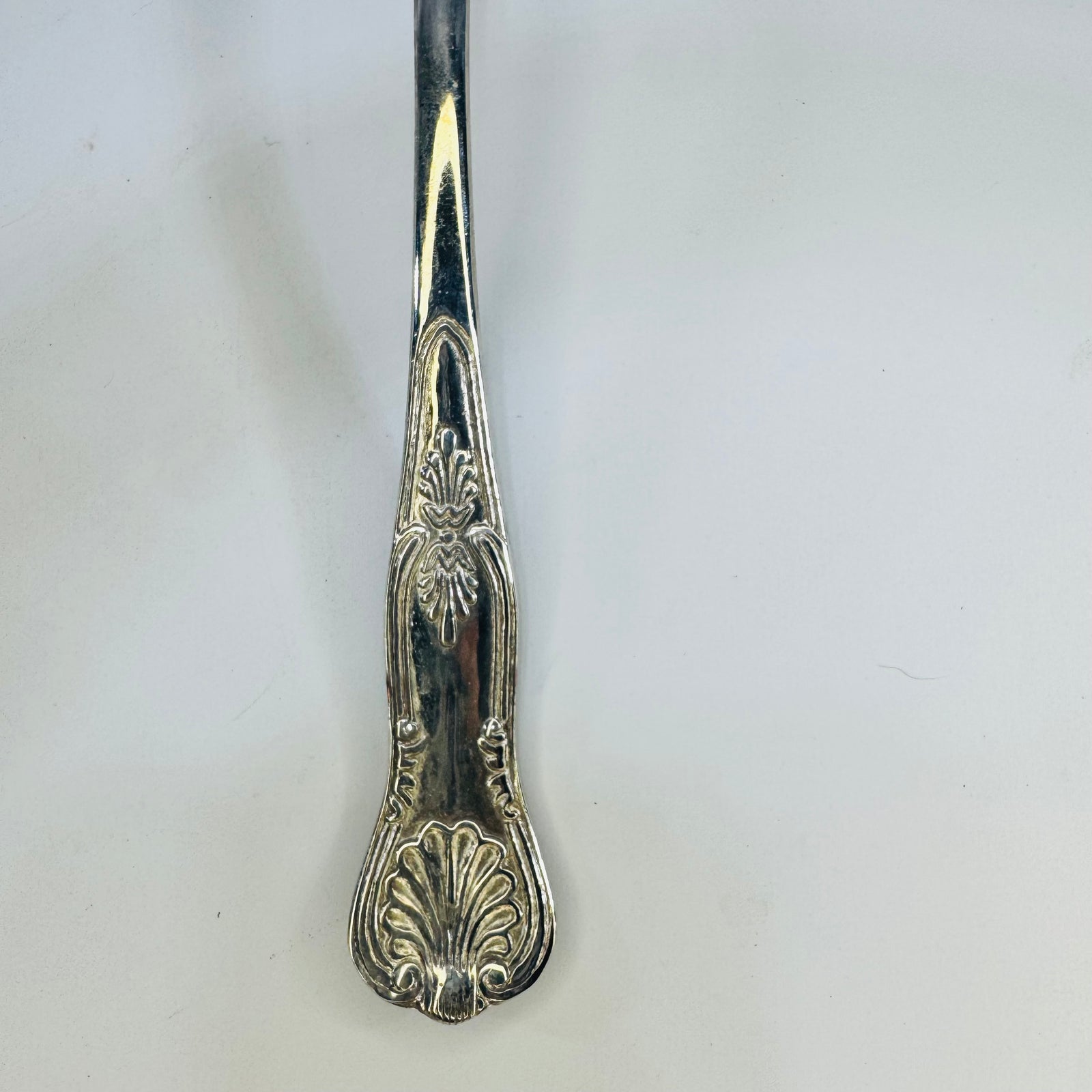 Shell Bowl Berry Spoon Silver Plate 1890s to 1950s Ornate Victorian Revival 10 Inch