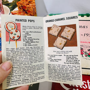 Seven Vintage Christmas Recipe Pamphlets by Pillsbury Consumers Energy Betty Crocker & More