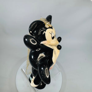 Vintage Disney Wedding Mouse Couple Figurine | Bride & Groom Cake Topper Decor | ©Disney Taiwan Disneyana Collectible | 5x4x2