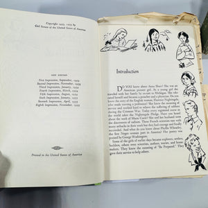 Girl Scout Handbook Bundle 1930 Revised Edition and 1955 Eighth Impression Midland Michigan