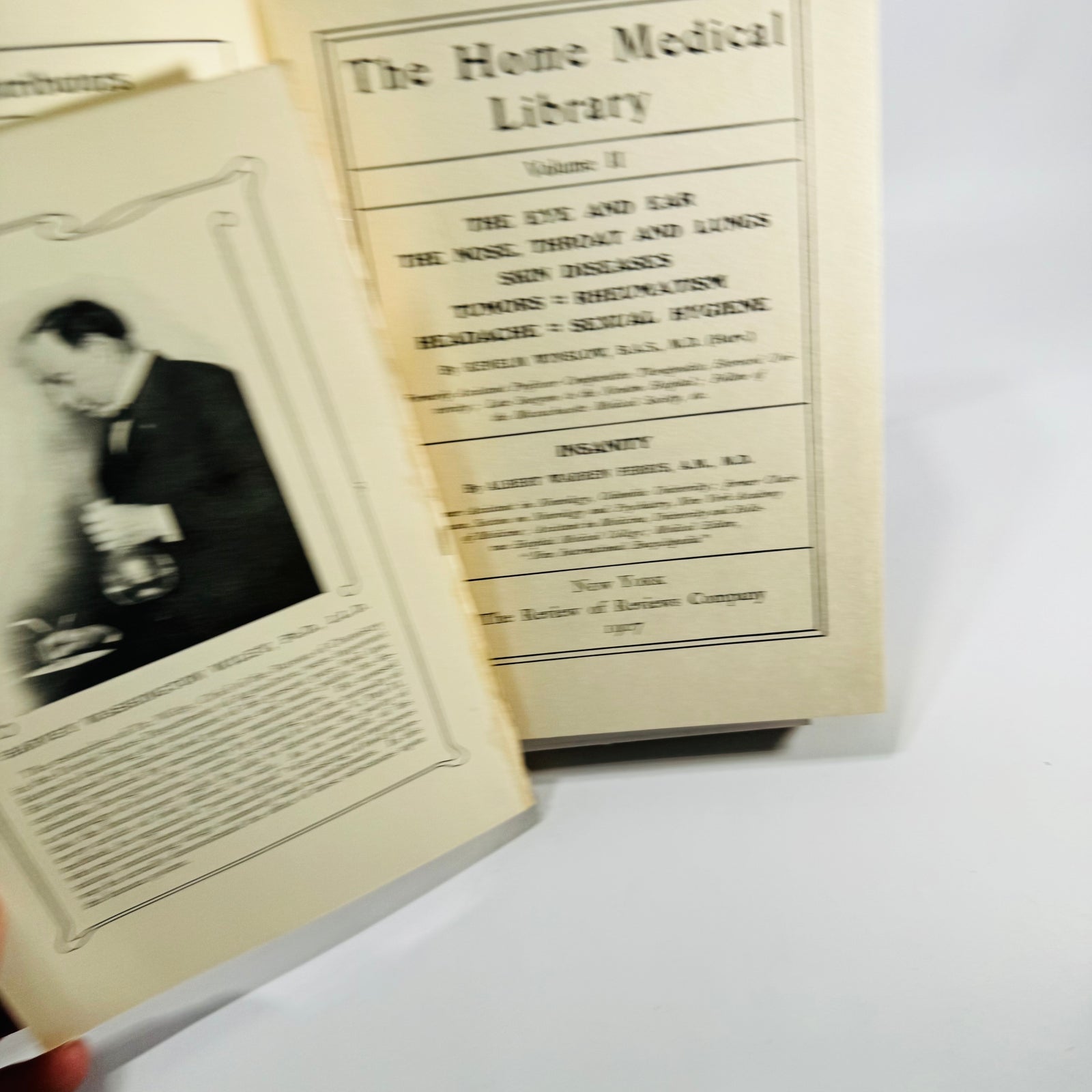 The Home Medical Library by Kenelm Winslow 1907 Volumes 1 and 2 Illustrated Hardcovers