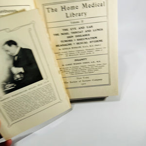 The Home Medical Library by Kenelm Winslow 1907 Volumes 1 and 2 Illustrated Hardcovers