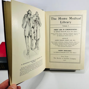 The Home Medical Library by Kenelm Winslow 1907 Volumes 1 and 2 Illustrated Hardcovers