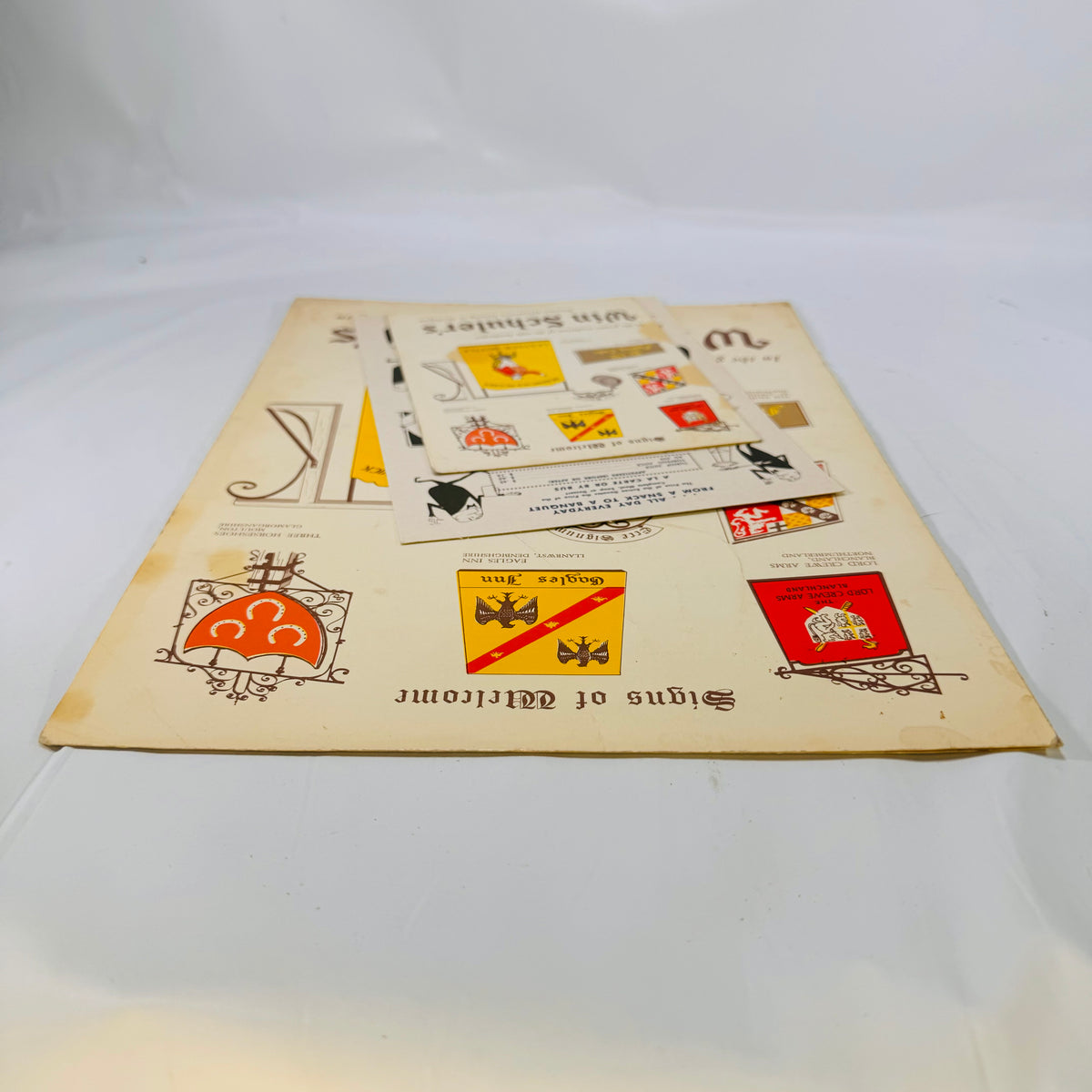 Vintage Win Schuler's Restaurant Main Menu Dessert & A La Carte 1962 Michigan