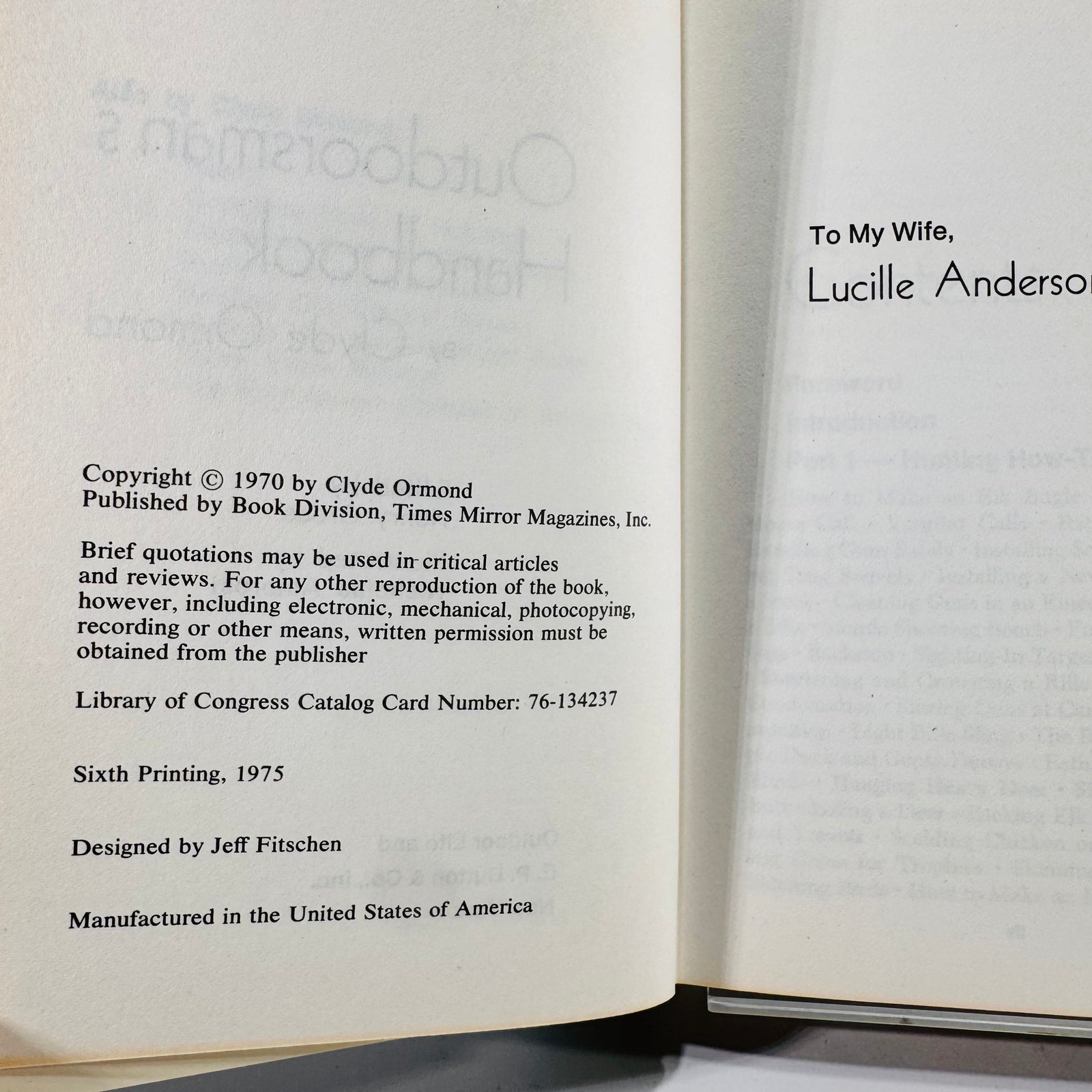 Outdoorsman's Handbook by Clyde Ormond (1975) | Vintage Survival Guide | Illustrated Hunting & Camping Book | Outdoor Life Hardcover