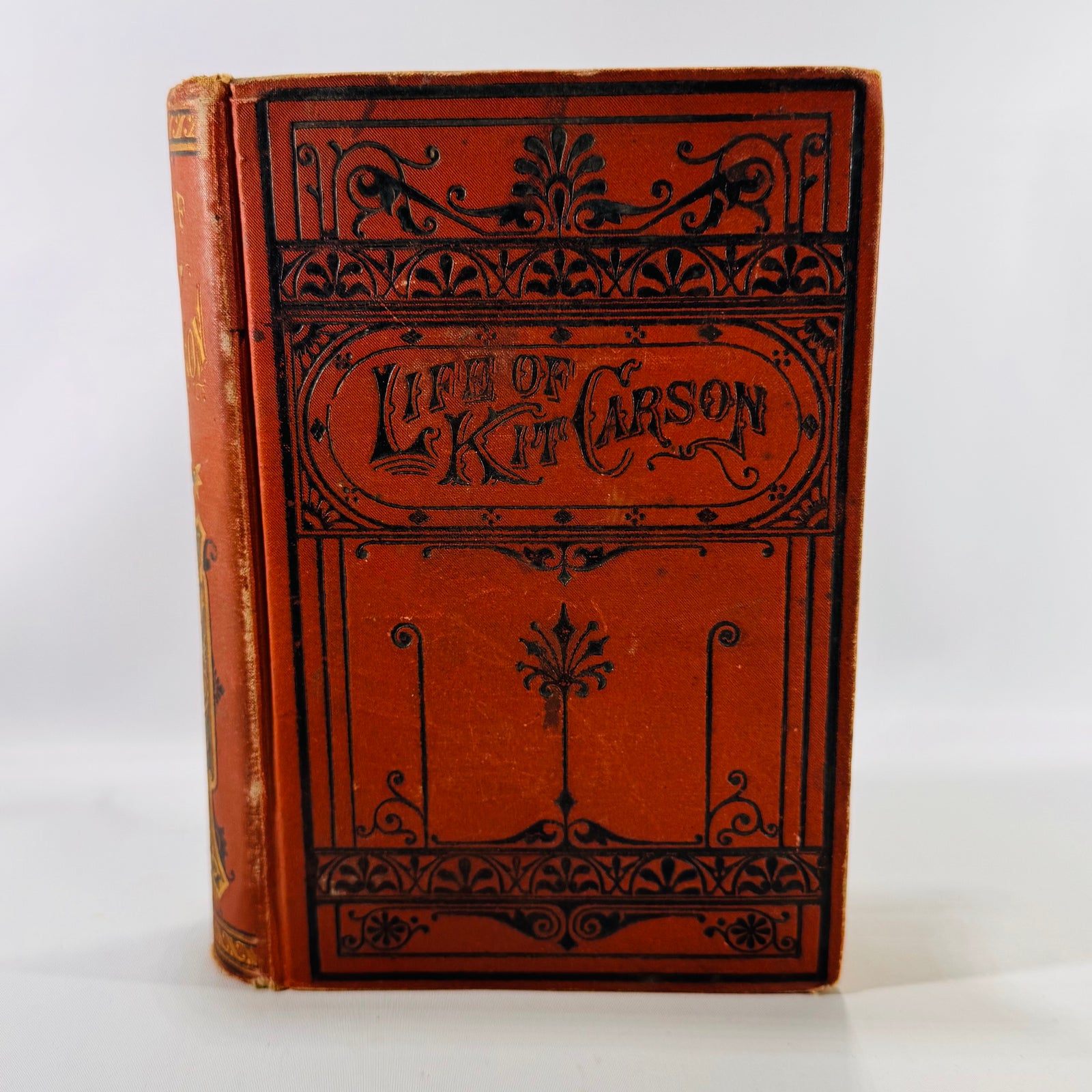 Life of Kit Carson by Charles Burdett | 1880s Vintage Hardcover Biography