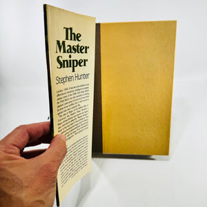The Master Sniper by Stephen Hunter 1980 William Morrow Hardcover with Dust Jacket
