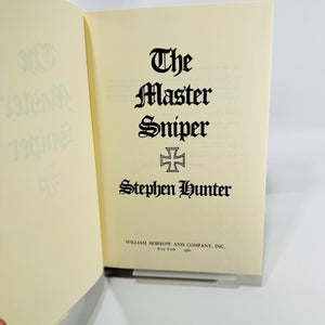 The Master Sniper by Stephen Hunter 1980 William Morrow Hardcover with Dust Jacket