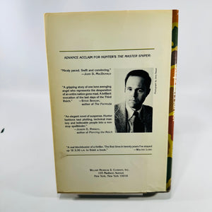 The Master Sniper by Stephen Hunter 1980 William Morrow Hardcover with Dust Jacket