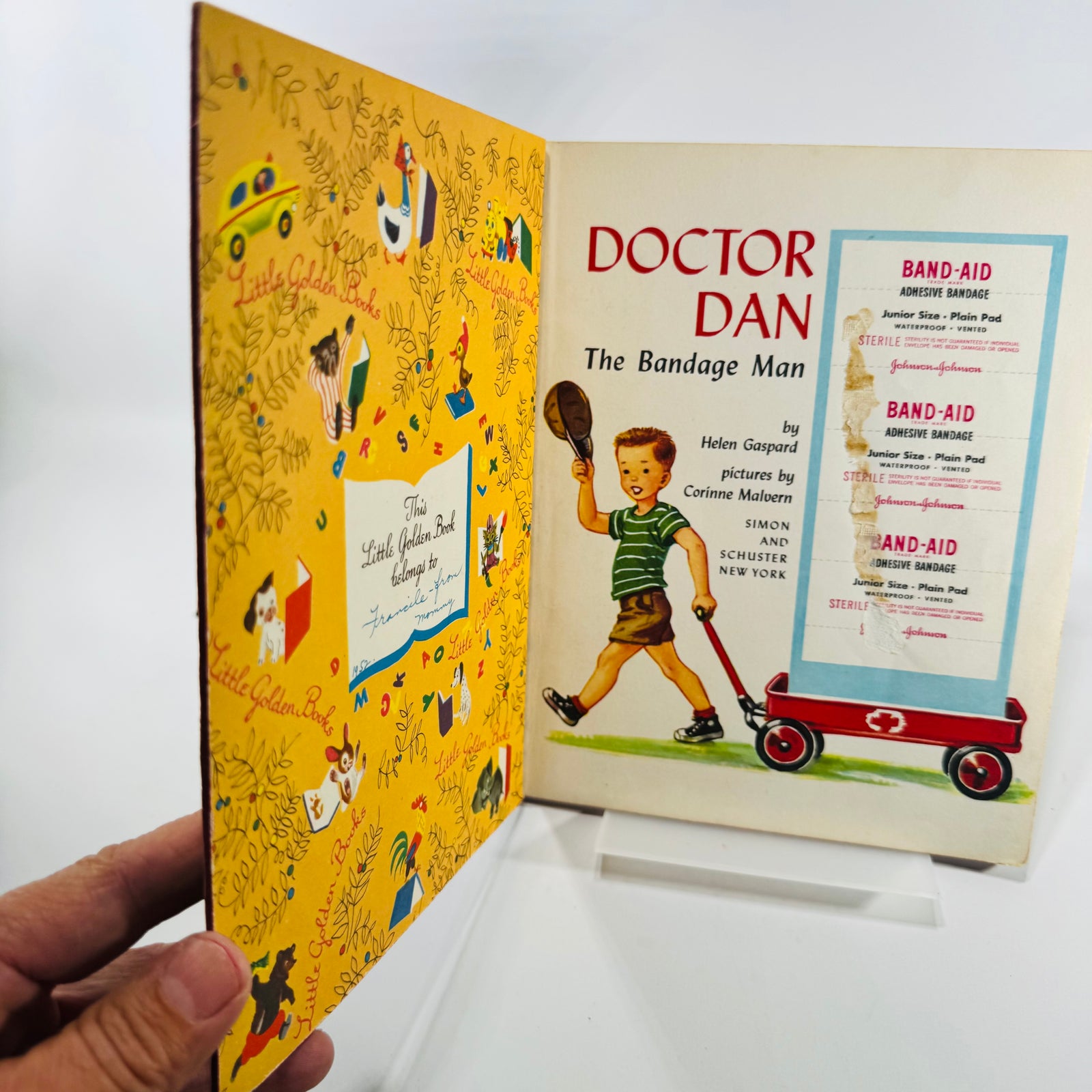 Doctor Dan The Bandage Man by Helen Gaspard 1950 Little Golden Book No. 111