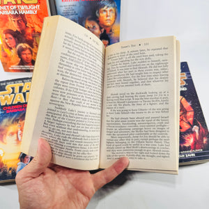 Star Wars Paperback Bundle of 6 Bantam Spectra Novels, Zahn, Hambly, Rusch, Kube-McDowell