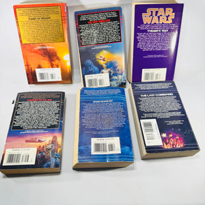 Star Wars Paperback Bundle of 6 Bantam Spectra Novels, Zahn, Hambly, Rusch, Kube-McDowell