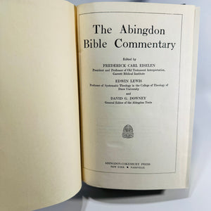 The Abingdon Bible Commentary War Edition Abingdon-Cokesbury Hardcover with Slipcase