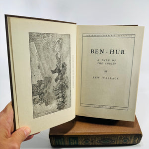 Ben-Hur and The Last of the Mohicans 1936 Spencer Press World's Greatest Literature Set of 2
