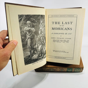 Ben-Hur and The Last of the Mohicans 1936 Spencer Press World's Greatest Literature Set of 2