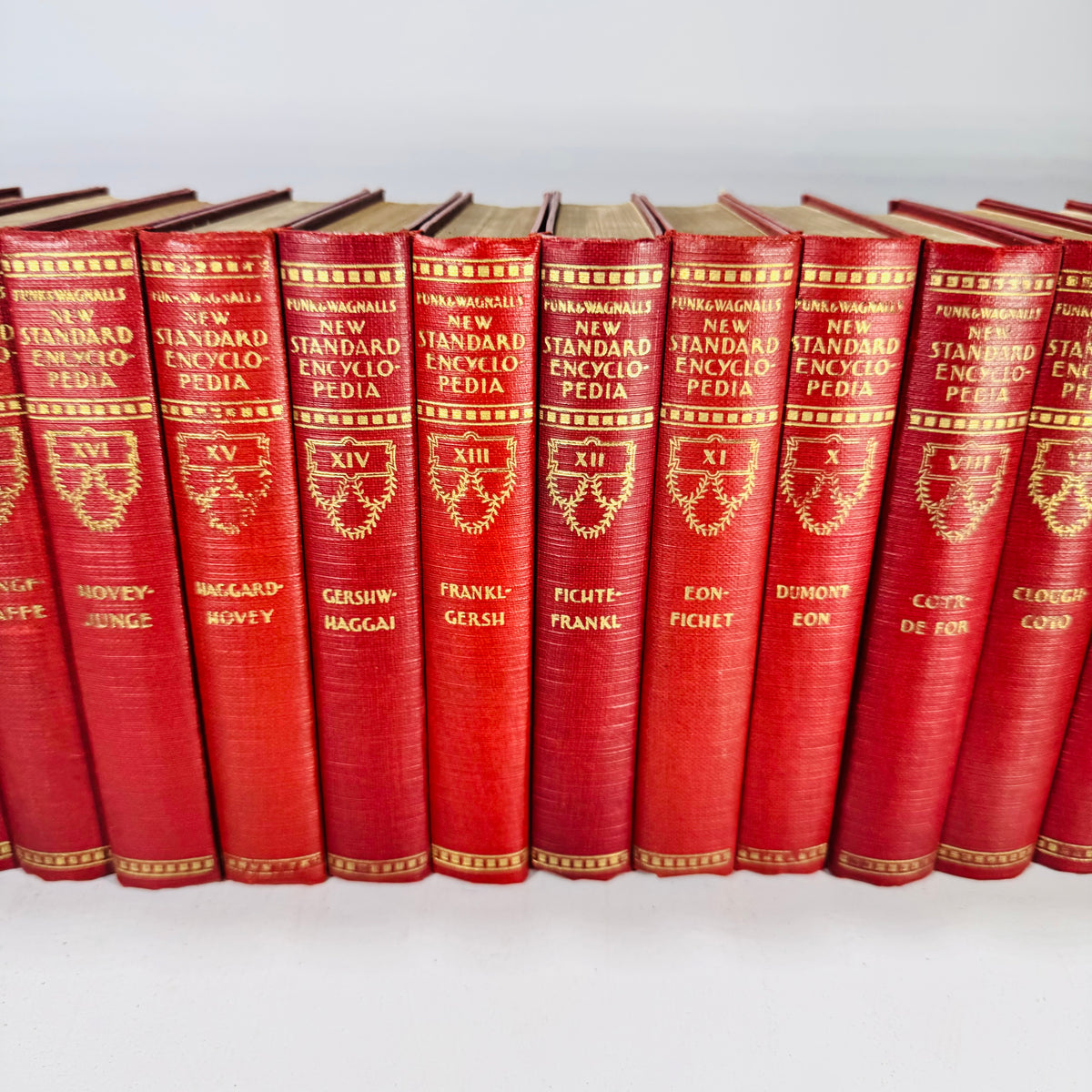 Funk & Wagnalls New Standard Encyclopedia of Universal Knowledge 1931 Complete 25 Volume Set