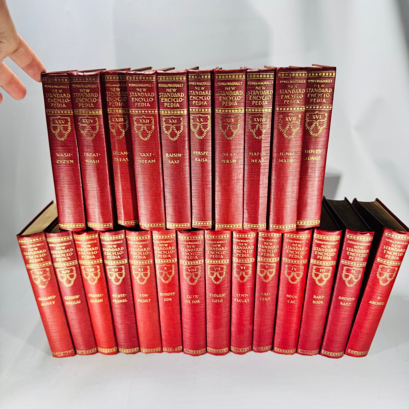 Funk & Wagnalls New Standard Encyclopedia of Universal Knowledge 1931 Complete 25 Volume Set