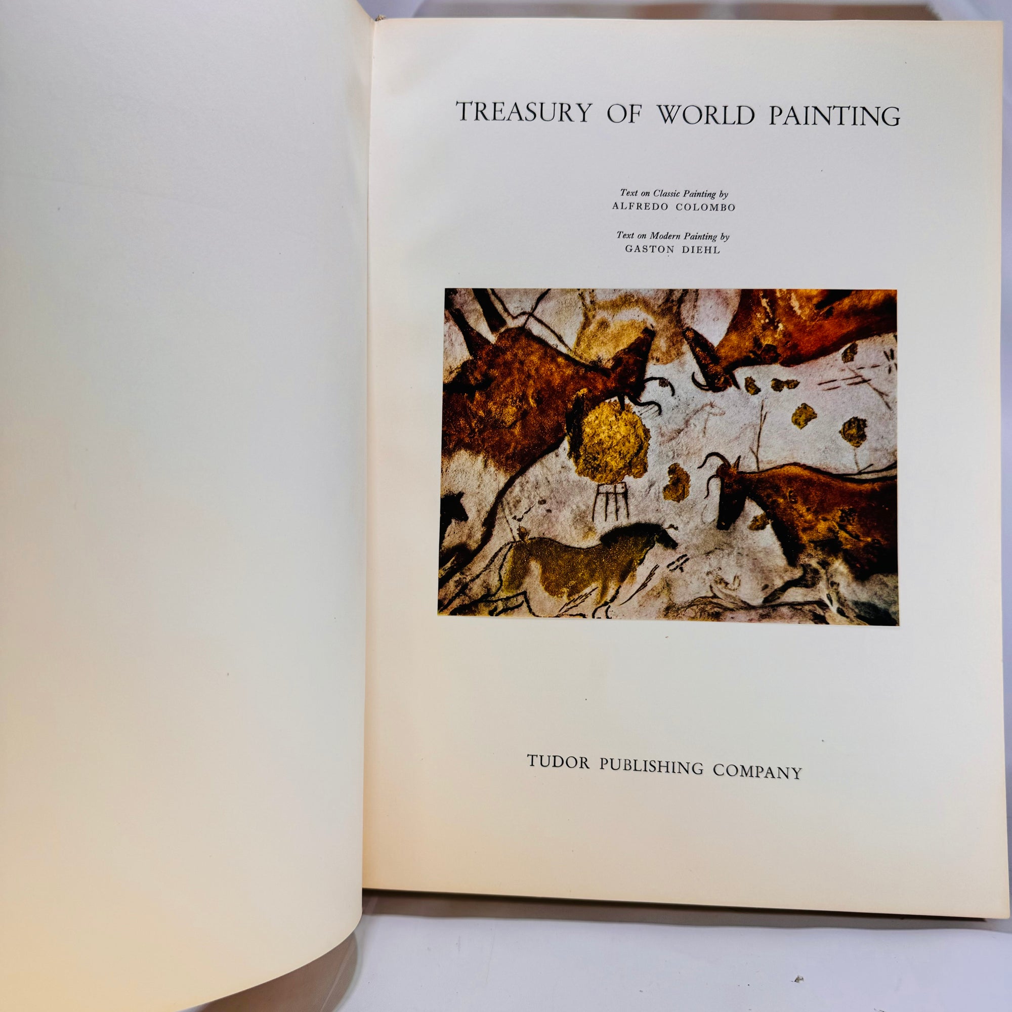 Treasury of World Painting by Alfredo Colombo & Gaston Diehl Undated Tudor Publisher Company