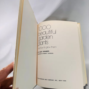 Vintage “1000 Beautiful Garden Plants and How to Grow Them” by Jack Kramer | 1976 Hardcover with Dust Jacket