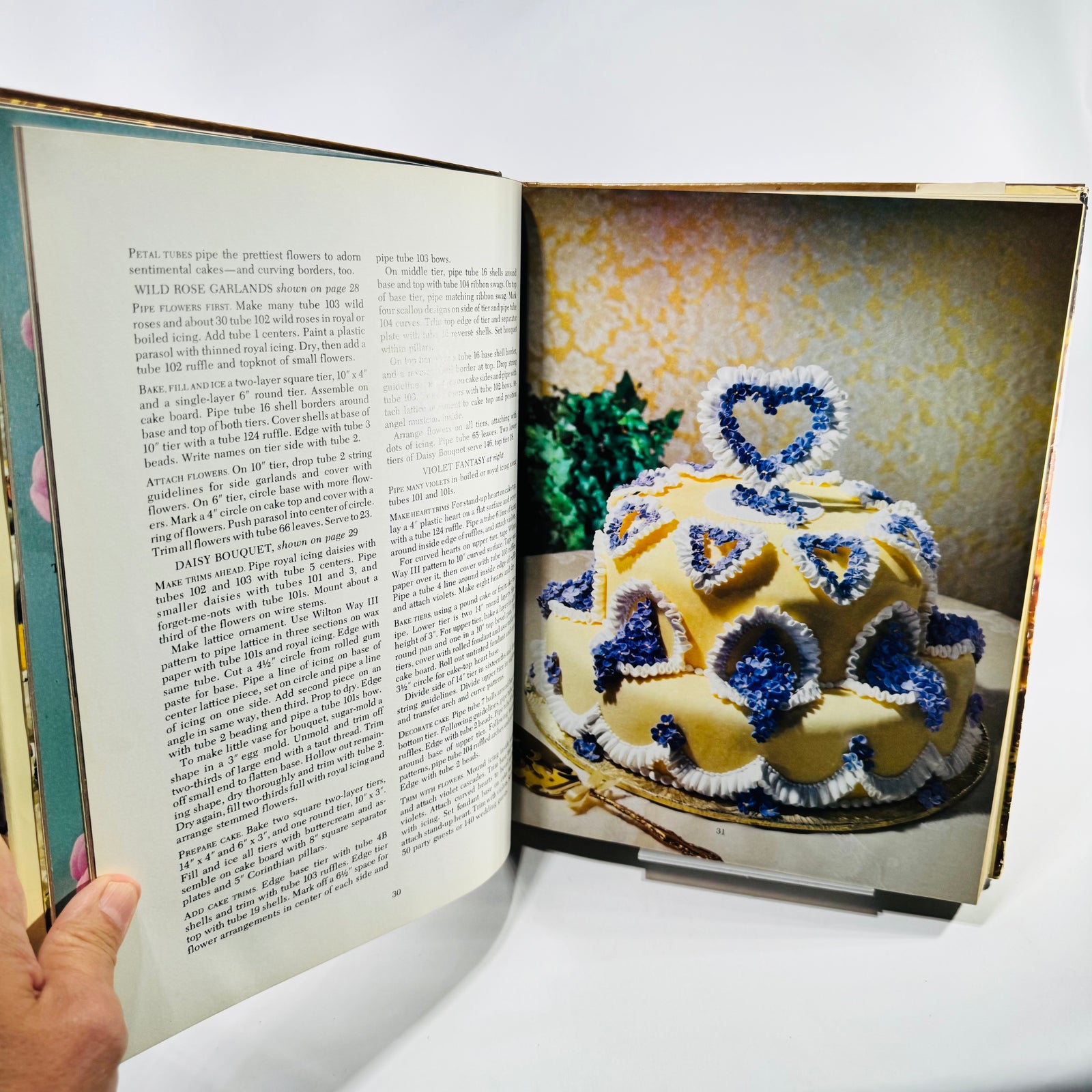 The Wilton Way of Cake Decorating Volume Three by Eugene T. and Marilynn C. Sullivan 1979 First Edition Hardcover
