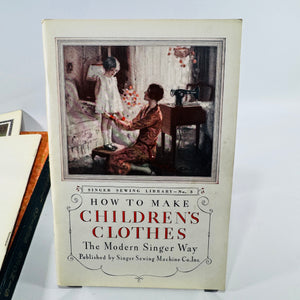 Singer Sewing Library Nos. 1, 2 and 3 by Mary Brooks Picken 1930 Sewing Pamphlet Set with Case