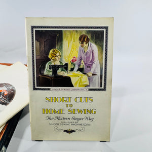 Singer Sewing Library Nos. 1, 2 and 3 by Mary Brooks Picken 1930 Sewing Pamphlet Set with Case