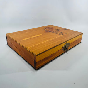 Memorial Edition Holy Bible (1958) w/ Concordance – White Zipper Cover in Wooden Presentation Box | Vintage Christian Reference