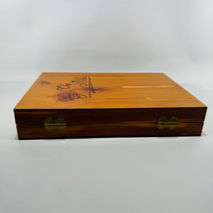 Memorial Edition Holy Bible (1958) w/ Concordance – White Zipper Cover in Wooden Presentation Box | Vintage Christian Reference