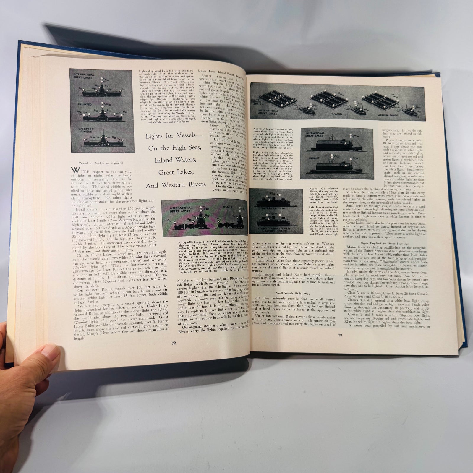Vintage 1954 Piloting, Seamanship & Small Boat Handling by Charles F. Chapman | Illustrated Boating Navigation Manual