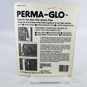 Perma-Glo PG 101 Bear Honey Pot Switch Plate 1985 New Old Stock